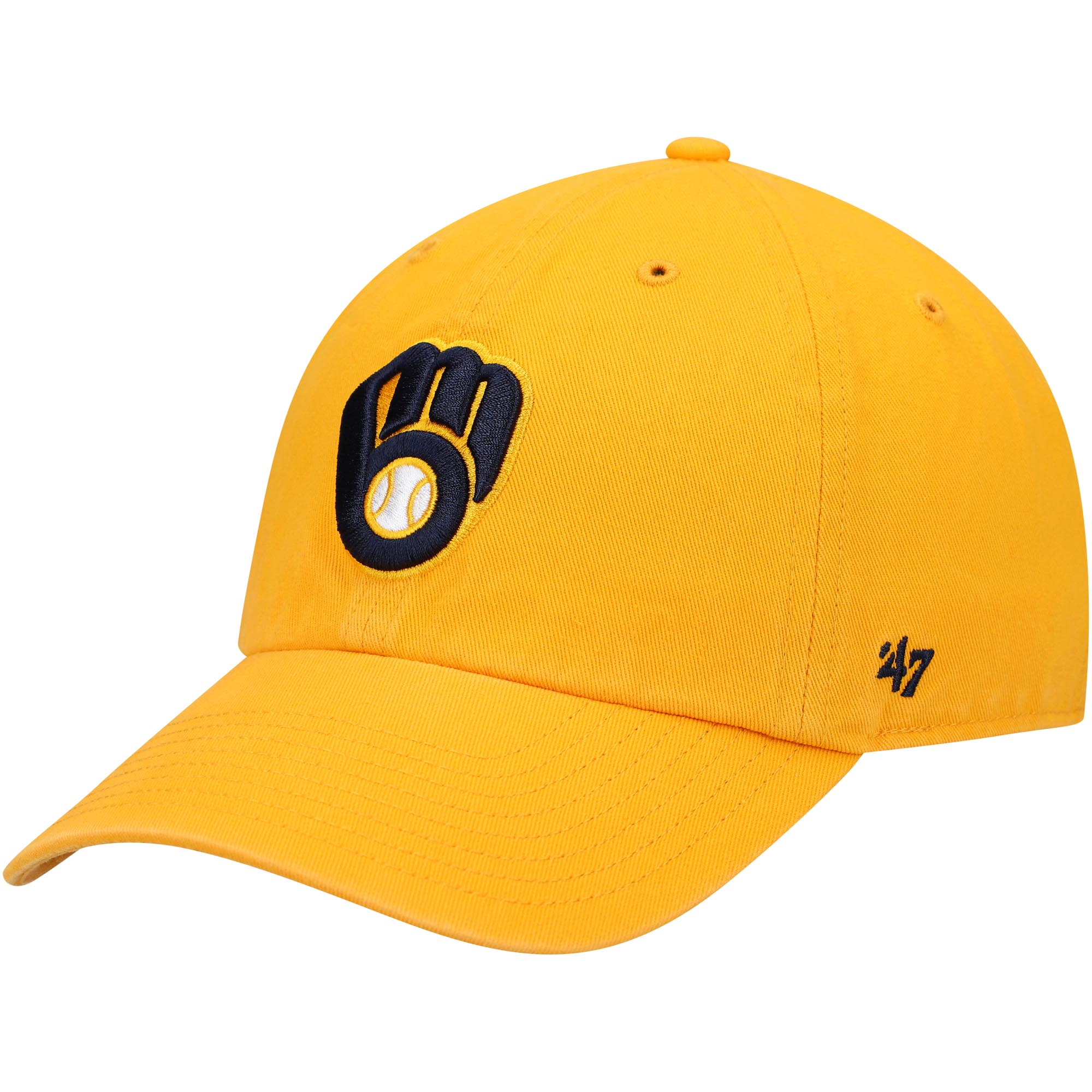 Milwaukee Brewers Jerseys Shop – mens milwaukee brewers 47 gold clean up adjustable hat Baseball Jerseys and Caps