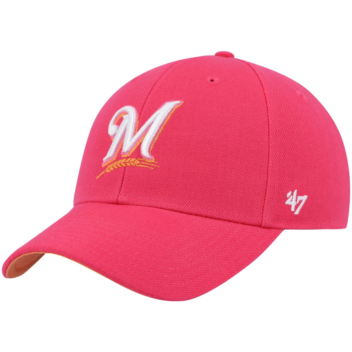 Milwaukee Brewers Jerseys Shop – mens milwaukee brewers 47 magenta 2002 mlb all-star game mango undervisor mvp snapback hat Baseball Jerseys and Caps