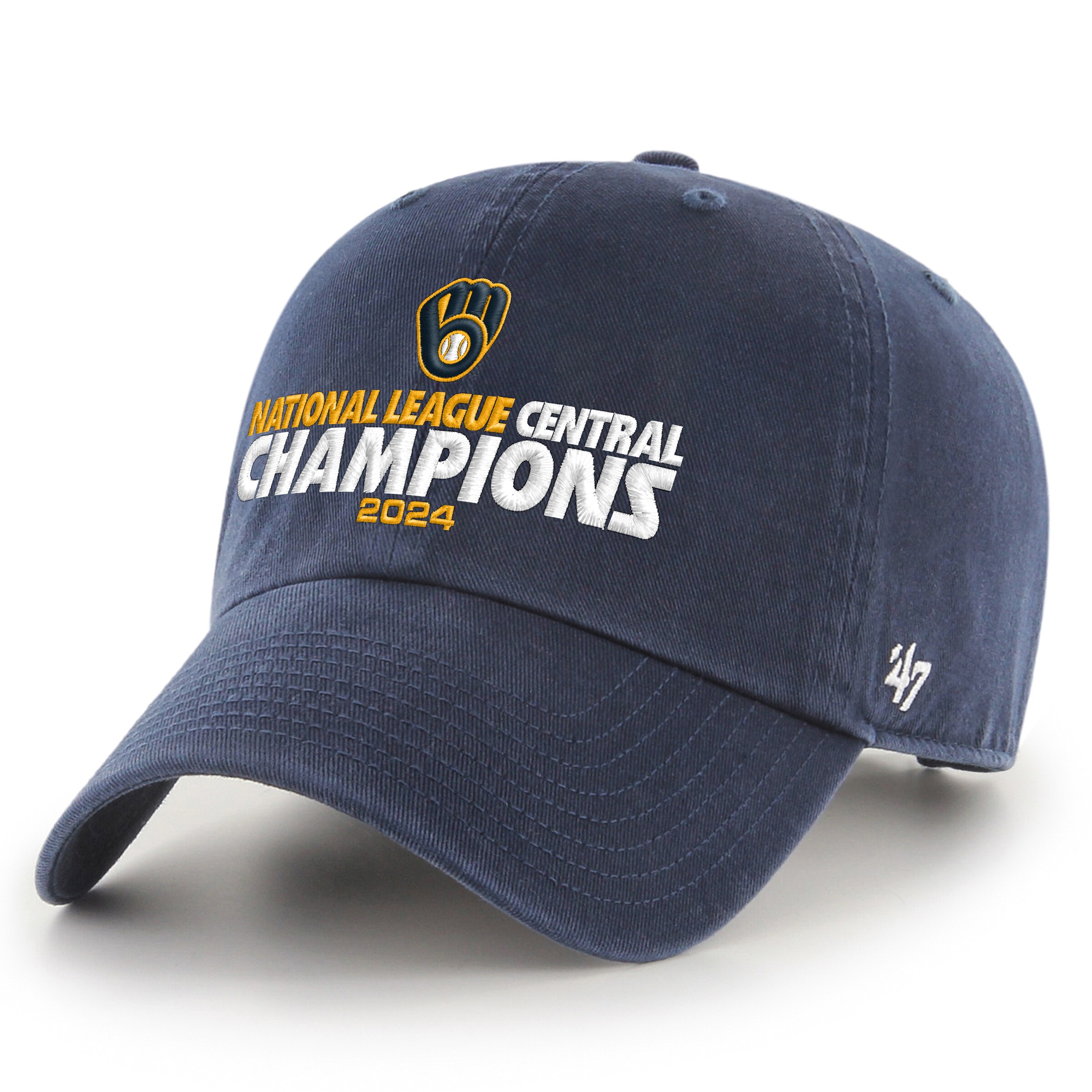 Milwaukee Brewers Jerseys Shop – mens milwaukee brewers 47 navy 2024 nl central division champions clean up adjustable hat Baseball Jerseys and Caps