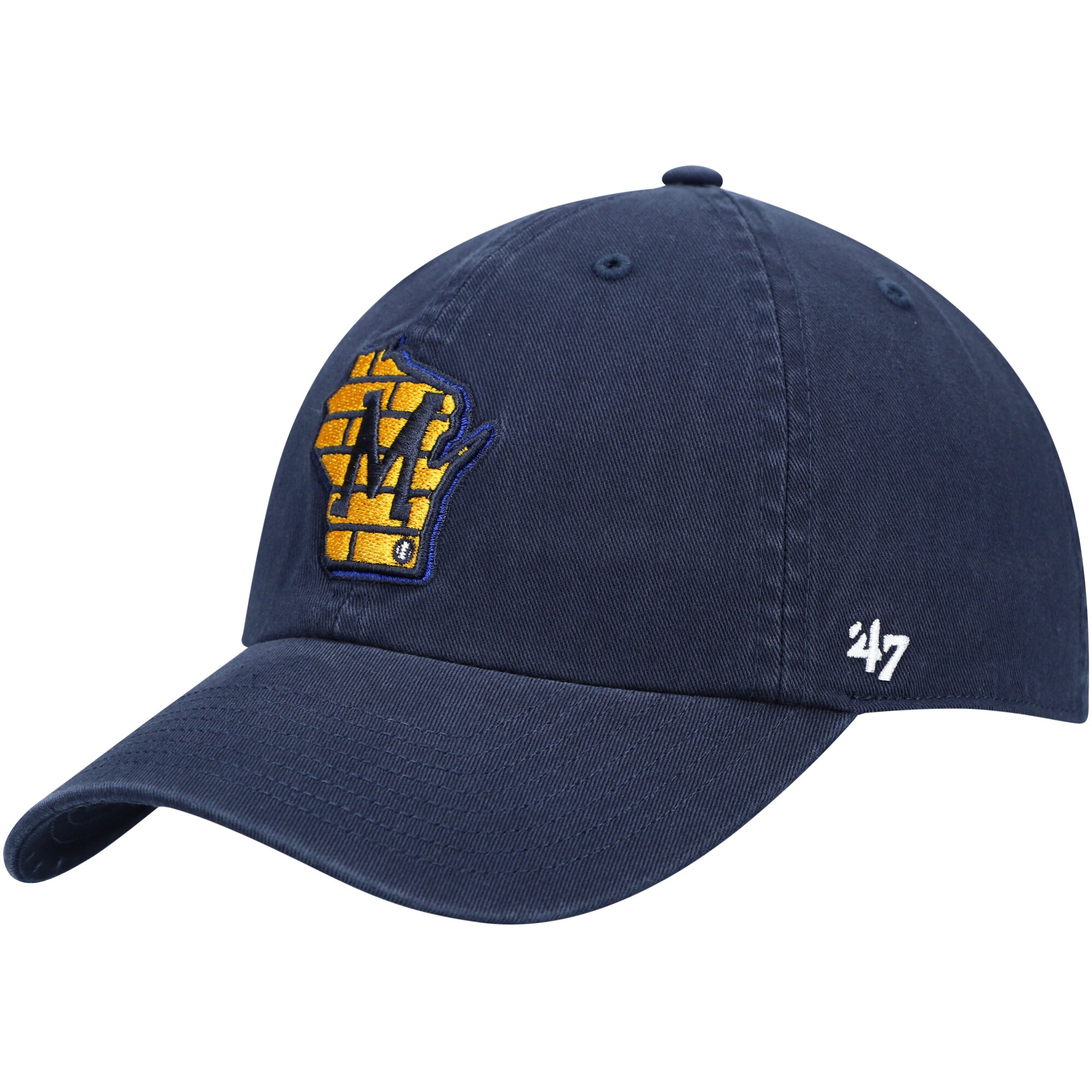 Milwaukee Brewers Jerseys Shop – mens milwaukee brewers 47 navy clean up adjustable hat Baseball Jerseys and Caps