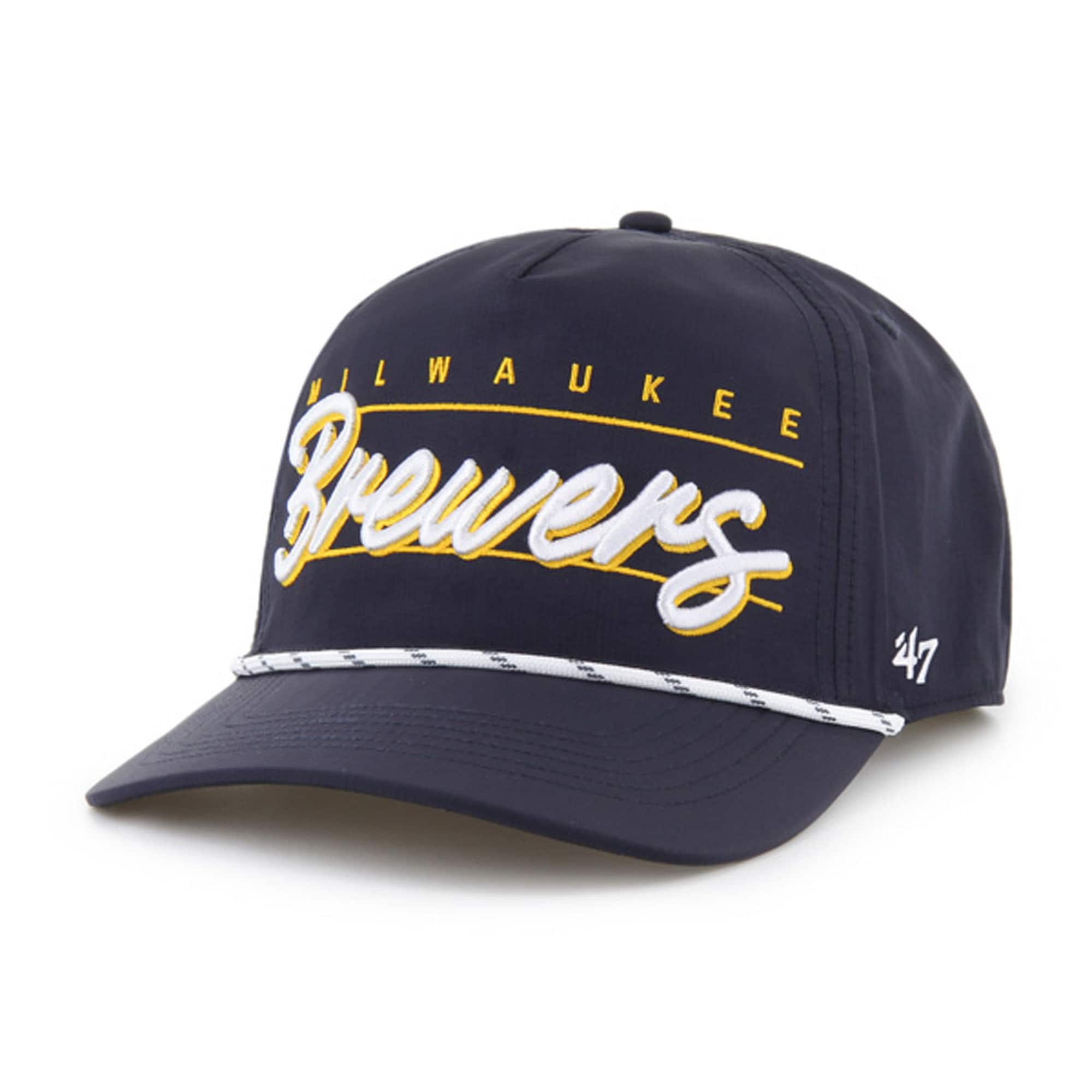 Milwaukee Brewers Jerseys Shop – mens milwaukee brewers 47 navy condor hitch adjustable hat Baseball Jerseys and Caps
