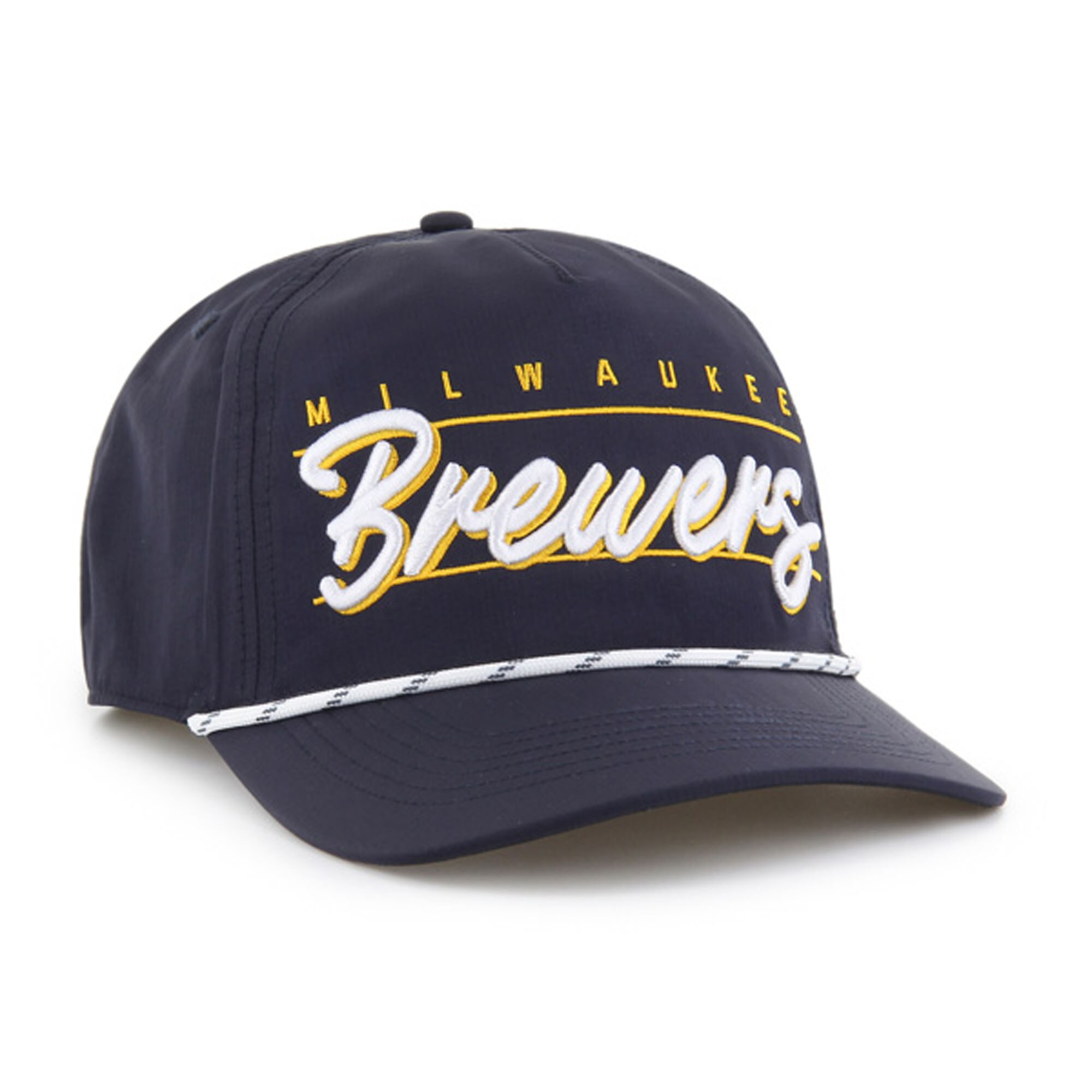 Milwaukee Brewers Jerseys Shop – mens milwaukee brewers 47 navy condor hitch adjustable hat Baseball Jerseys and Caps