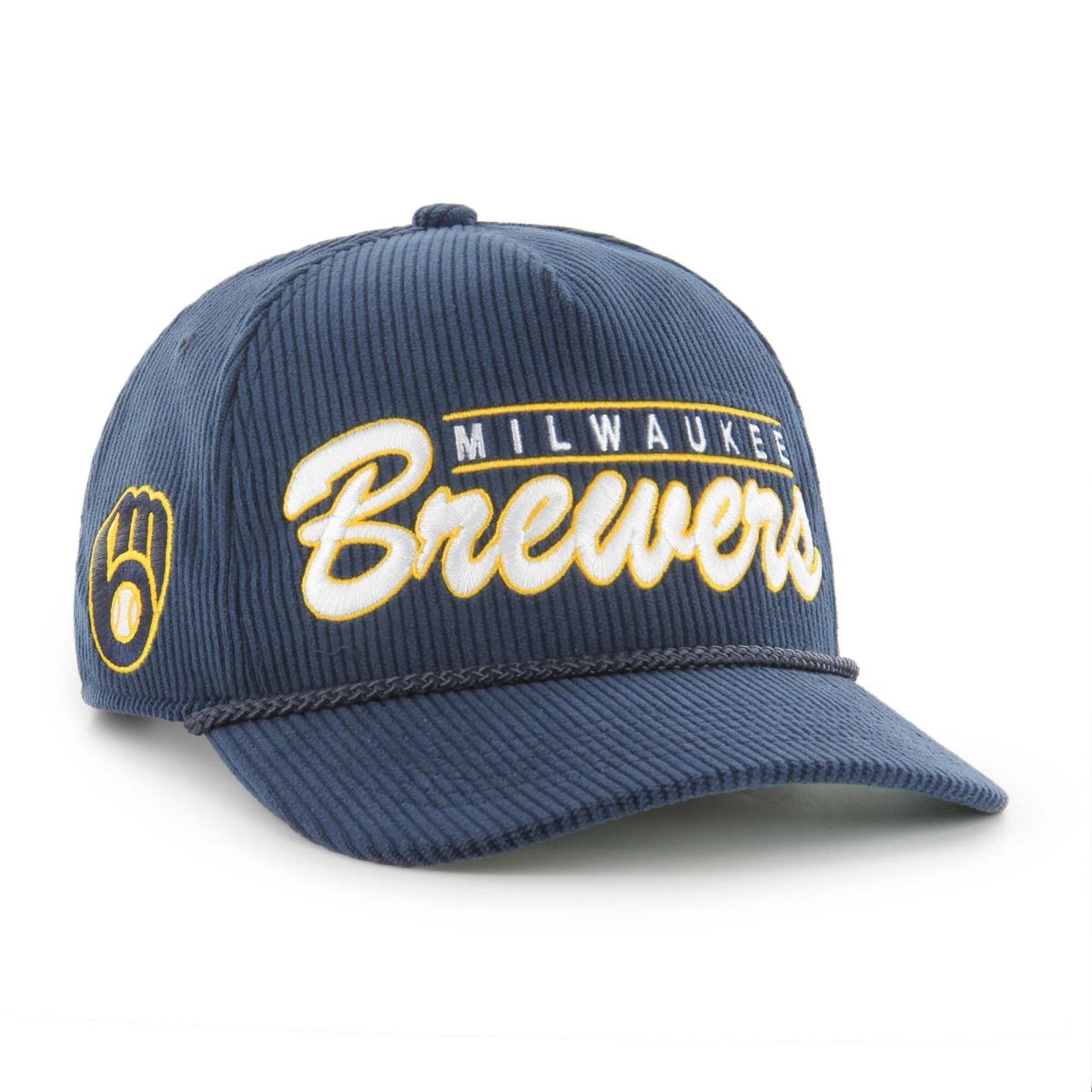 Milwaukee Brewers Jerseys Shop – mens milwaukee brewers 47 navy corduroy hitch adjustable hat Baseball Jerseys and Caps