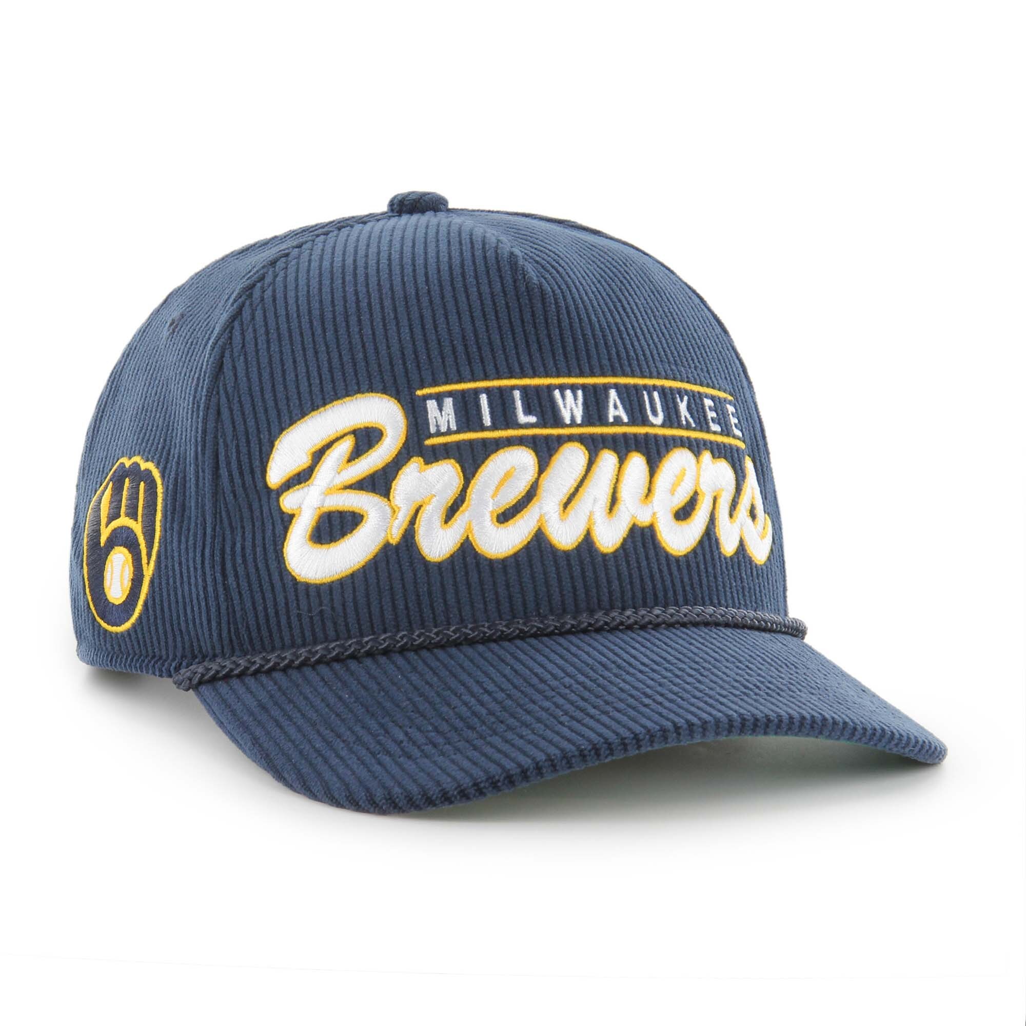 Milwaukee Brewers Jerseys Shop – mens milwaukee brewers 47 navy corduroy hitch adjustable hat Baseball Jerseys and Caps