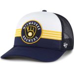 Milwaukee Brewers Jerseys Shop – mens milwaukee brewers 47 navy lift off foam front mesh trucker adjustable hat Baseball Jerseys and Caps