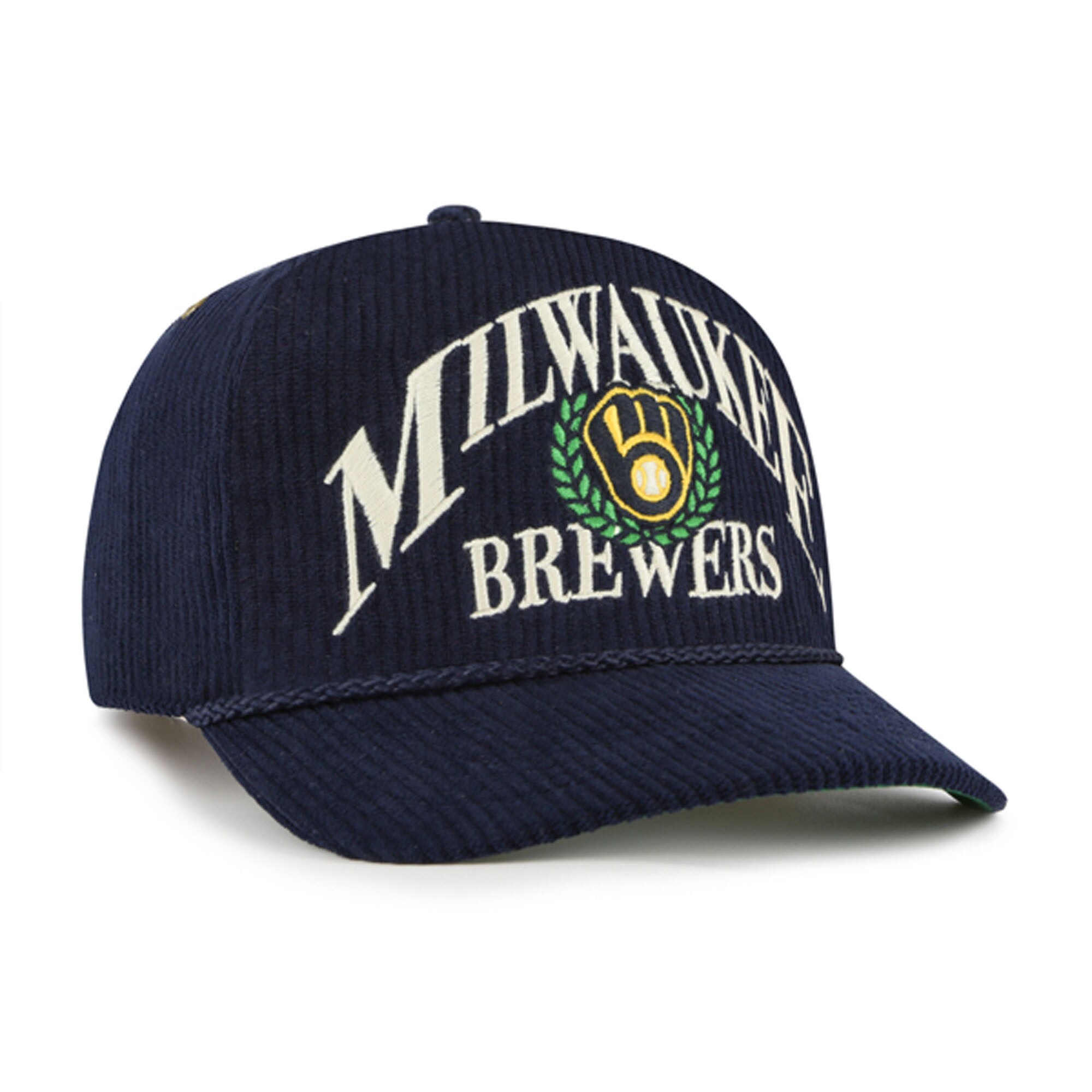 Milwaukee Brewers Jerseys Shop – mens milwaukee brewers 47 navy pitchout rope hitch adjustable hat Baseball Jerseys and Caps