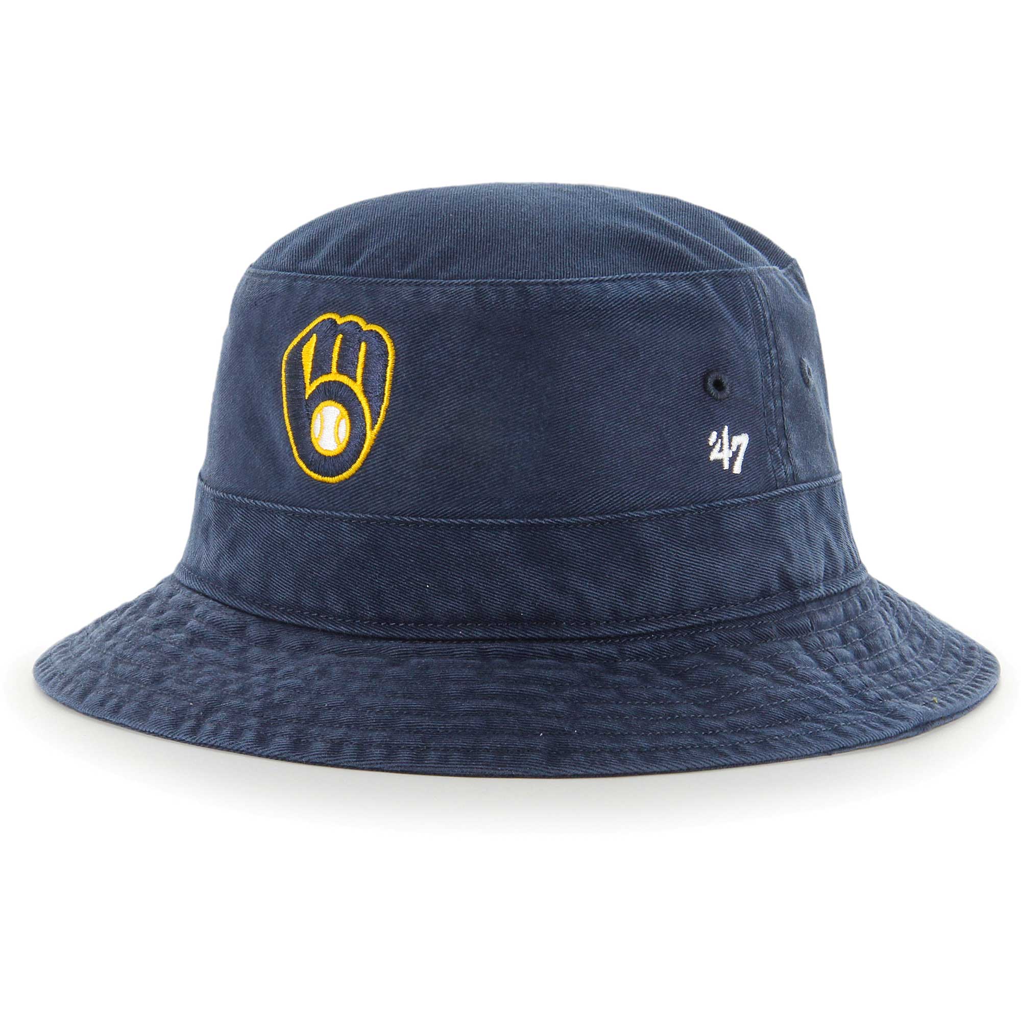 Milwaukee Brewers Jerseys Shop – mens milwaukee brewers 47 navy primary bucket hat Baseball Jerseys and Caps