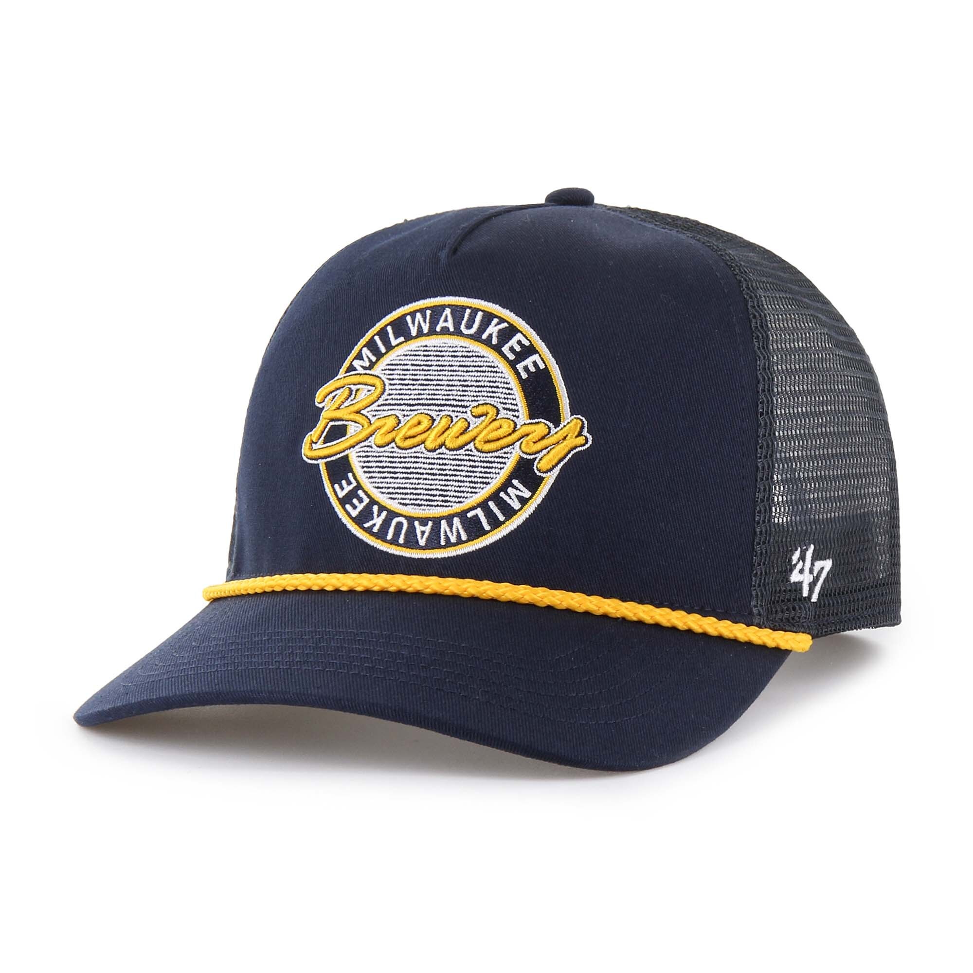 Milwaukee Brewers Jerseys Shop – mens milwaukee brewers 47 navy promenade hitch adjustable hat Baseball Jerseys and Caps
