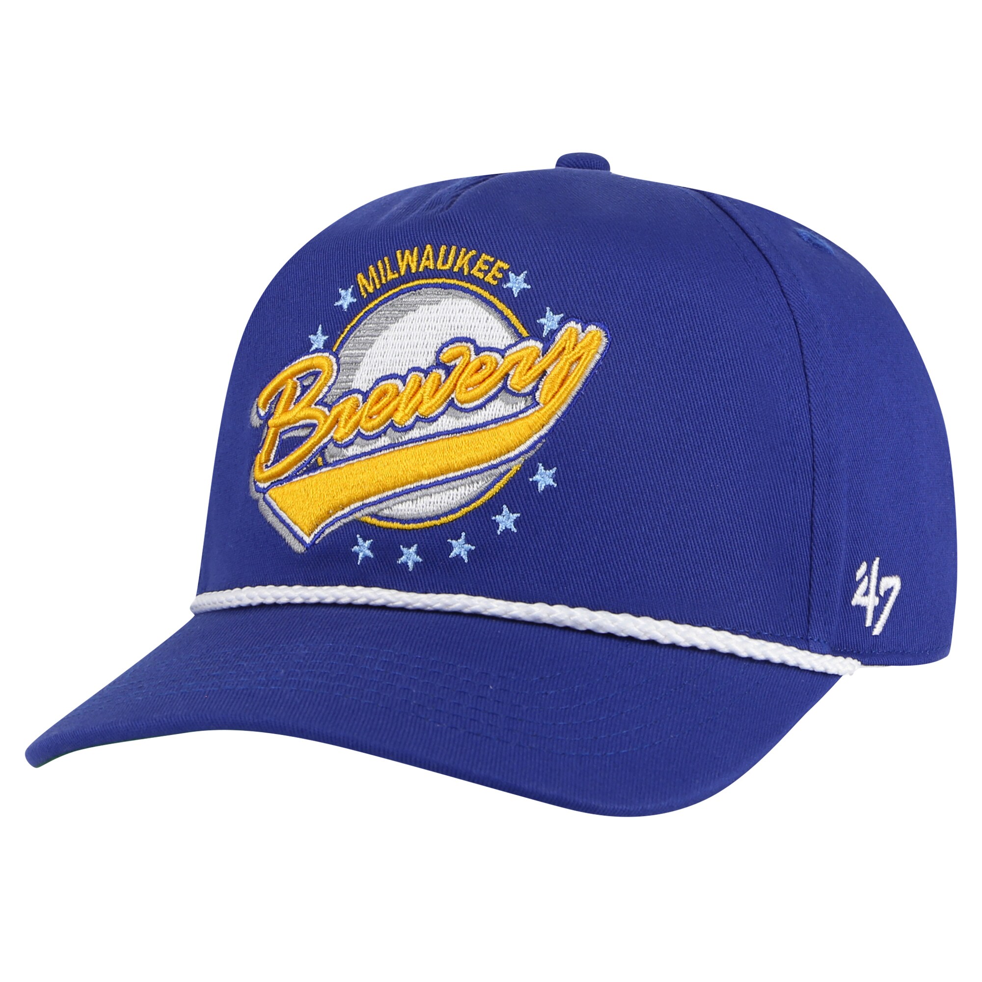 Milwaukee Brewers Jerseys Shop – mens milwaukee brewers 47 royal wax pack collection premier hitch adjustable hat Baseball Jerseys and Caps