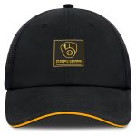 Milwaukee Brewers Jerseys Shop – mens milwaukee brewers fanatics black level up driver adjustable hat Baseball Jerseys and Caps