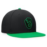 Milwaukee Brewers Jerseys Shop – mens milwaukee brewers fanatics blackkelly green lucky snapback hat Baseball Jerseys and Caps