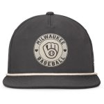 Milwaukee Brewers Jerseys Shop – mens milwaukee brewers fanatics charcoal closer adjustable hat Baseball Jerseys and Caps