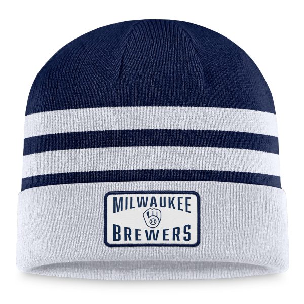 Milwaukee Brewers Jerseys Shop – mens milwaukee brewers fanatics gray cuffed knit hat Baseball Jerseys and Caps