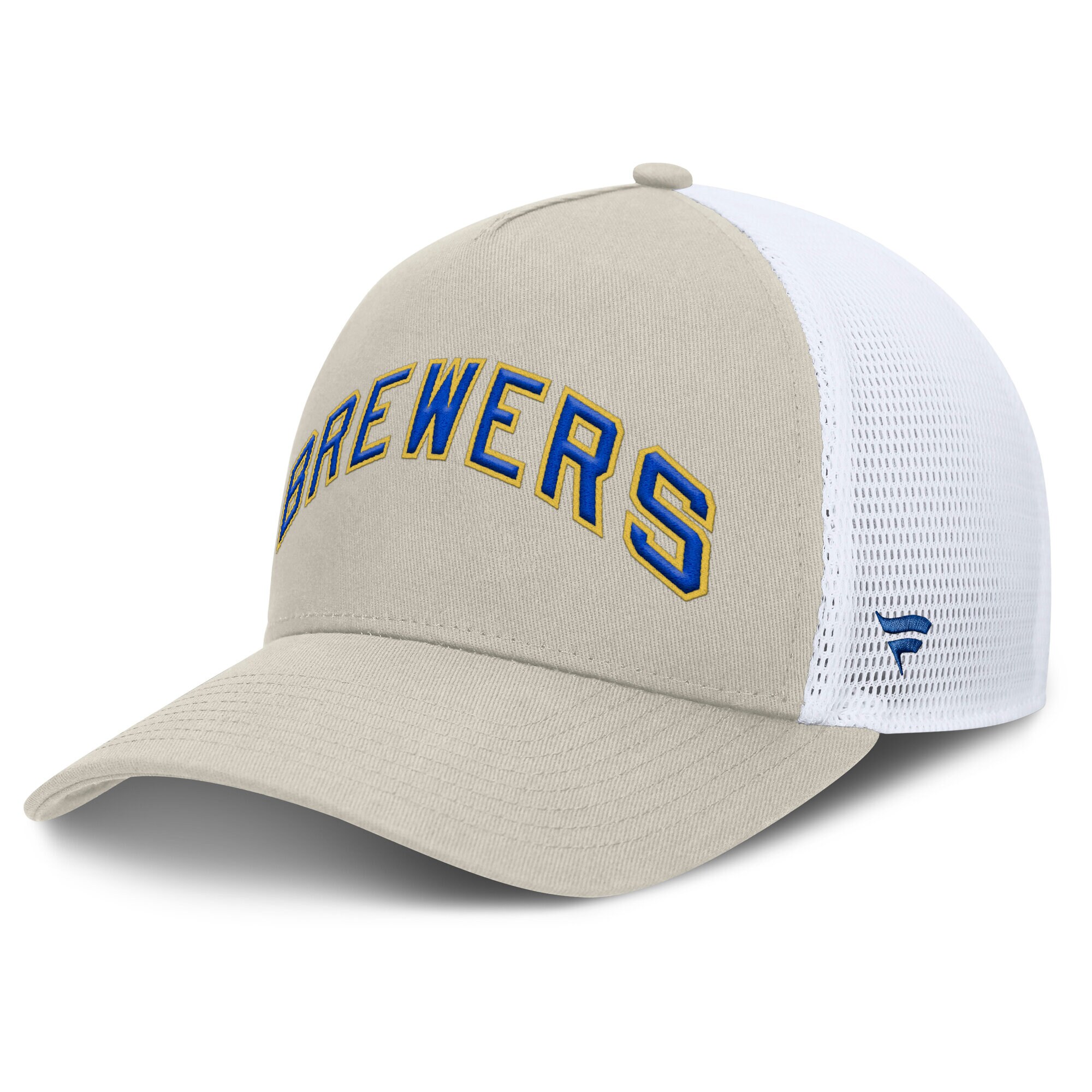 Milwaukee Brewers Jerseys Shop – mens milwaukee brewers fanatics khaki heritage light khaki a-frame adjustable hat Baseball Jerseys and Caps