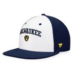 Milwaukee Brewers Jerseys Shop – mens milwaukee brewers fanatics whitenavy iconic color blocked fitted hat Baseball Jerseys and Caps