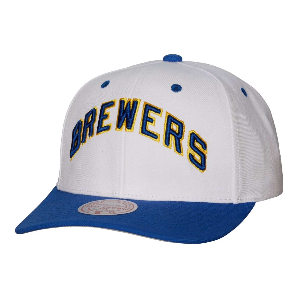 Milwaukee Brewers Jerseys Shop – mens milwaukee brewers mitchell  ness white cooperstown collection pro crown snapback hat Baseball Jerseys and Caps