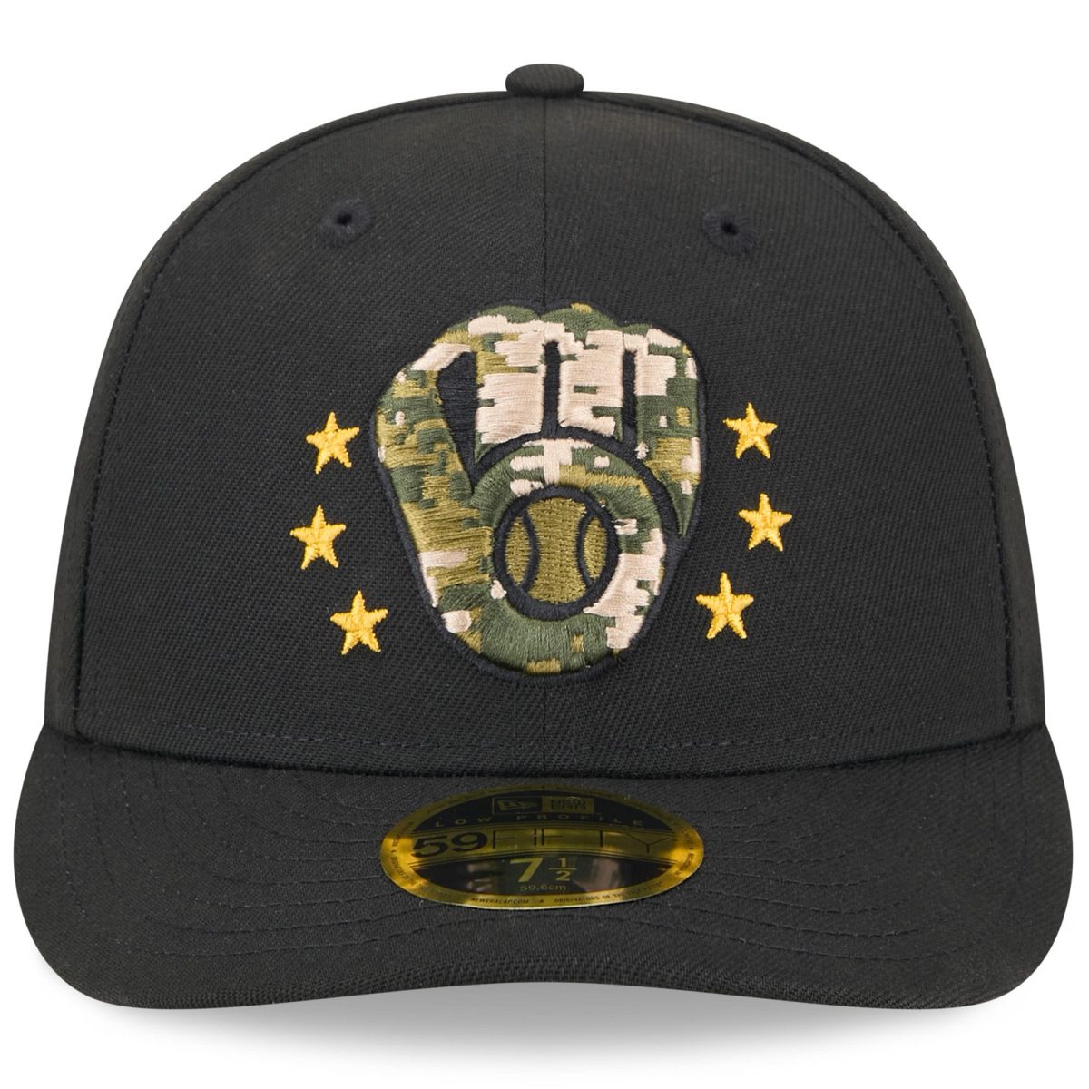 Milwaukee Brewers Jerseys Shop – mens milwaukee brewers new era black 2024 armed forces day low profile 59fifty fitted hat Baseball Jerseys and Caps