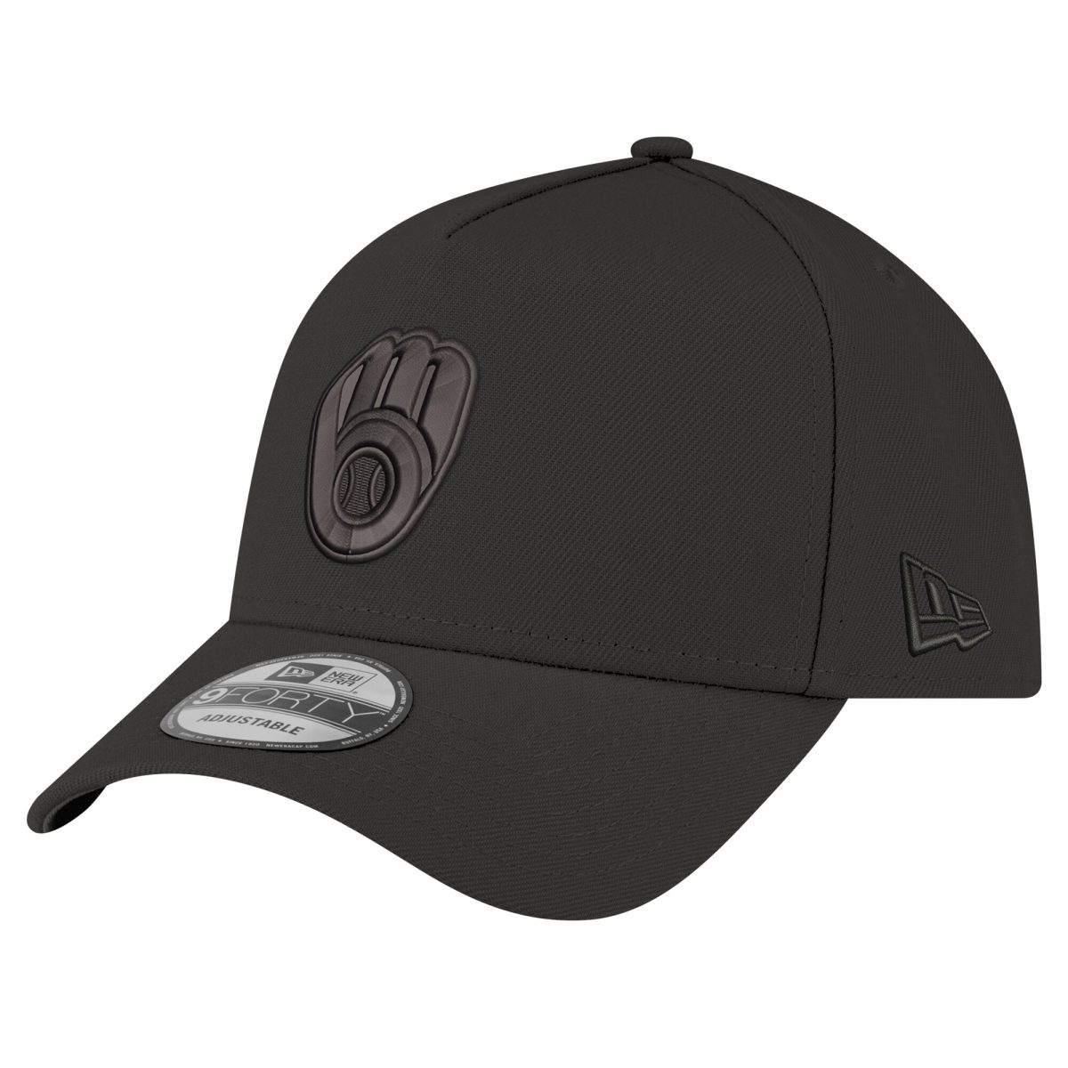 Milwaukee Brewers Jerseys Shop – mens milwaukee brewers new era black a-frame 9forty adjustable hat Baseball Jerseys and Caps