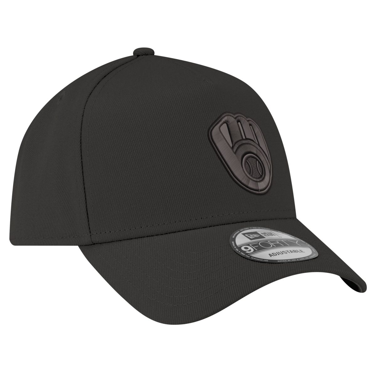 Milwaukee Brewers Jerseys Shop – mens milwaukee brewers new era black a-frame 9forty adjustable hat Baseball Jerseys and Caps