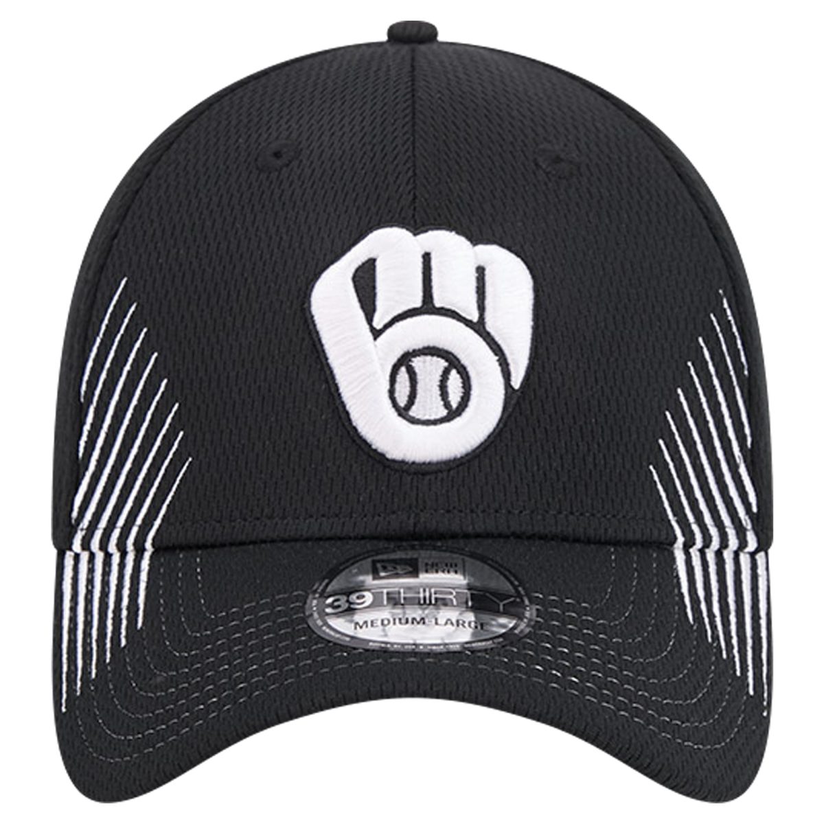 Milwaukee Brewers Jerseys Shop – mens milwaukee brewers new era black active dash mark 39thirty flex hat Baseball Jerseys and Caps