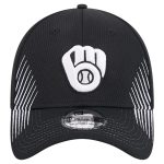 Milwaukee Brewers Jerseys Shop – mens milwaukee brewers new era black active dash mark 39thirty flex hat Baseball Jerseys and Caps