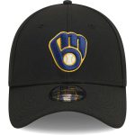 Milwaukee Brewers Jerseys Shop – mens milwaukee brewers new era black logo 39thirty flex hat Baseball Jerseys and Caps