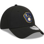 Milwaukee Brewers Jerseys Shop – mens milwaukee brewers new era black logo 39thirty flex hat Baseball Jerseys and Caps