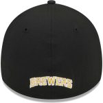 Milwaukee Brewers Jerseys Shop – mens milwaukee brewers new era black logo 39thirty flex hat Baseball Jerseys and Caps