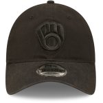 Milwaukee Brewers Jerseys Shop – mens milwaukee brewers new era black on black core classic 2.0 9twenty adjustable hat Baseball Jerseys and Caps