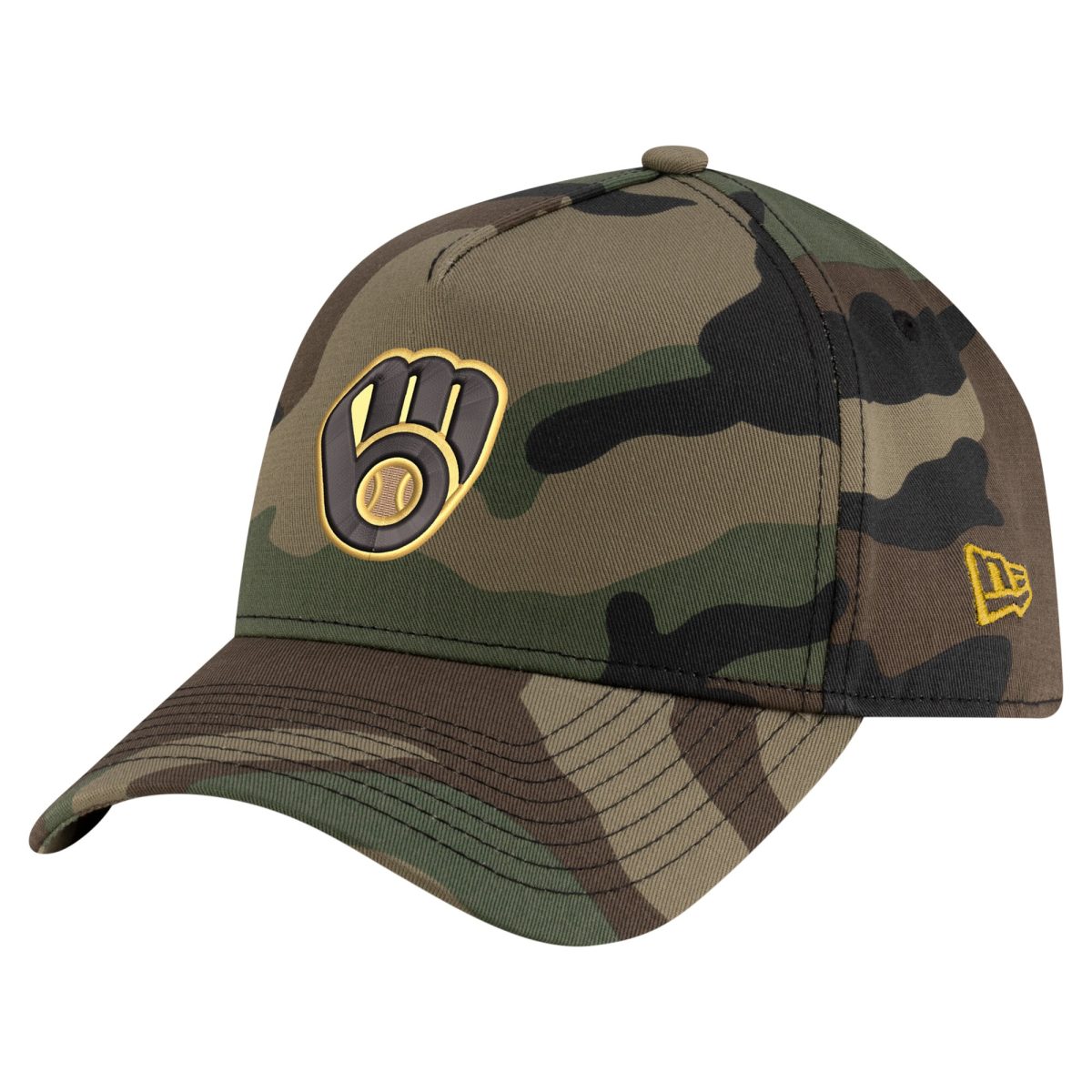 Milwaukee Brewers Jerseys Shop – mens milwaukee brewers new era camo woodland team pop 9forty a-frame adjustable hat Baseball Jerseys and Caps