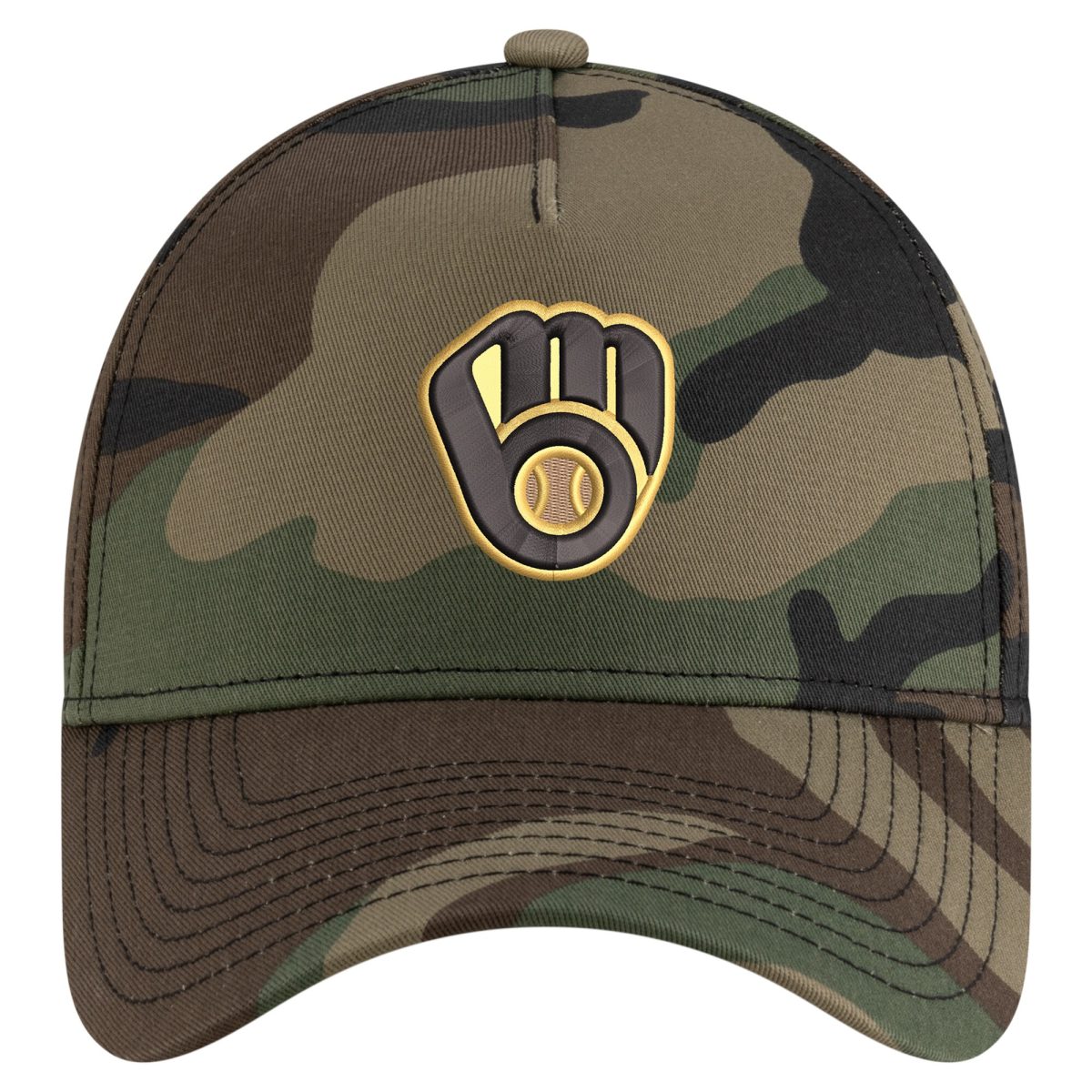 Milwaukee Brewers Jerseys Shop – mens milwaukee brewers new era camo woodland team pop 9forty a-frame adjustable hat Baseball Jerseys and Caps