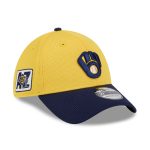 Milwaukee Brewers Jerseys Shop – mens milwaukee brewers new era goldnavy 2025 spring training 39thirty flex hat Baseball Jerseys and Caps