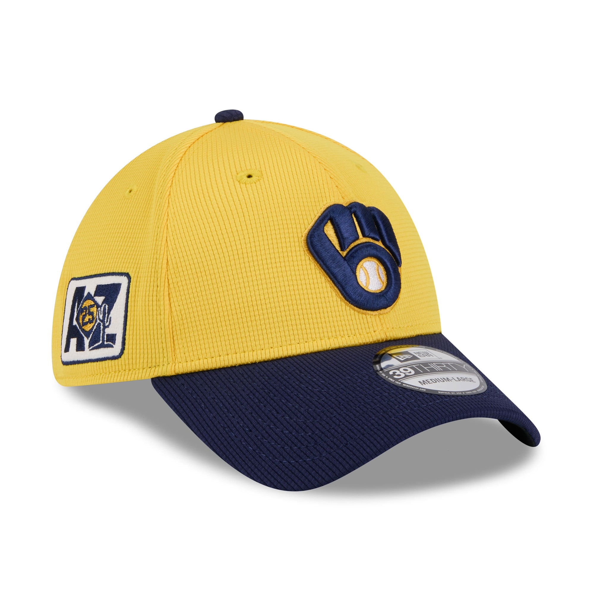 Milwaukee Brewers Jerseys Shop – mens milwaukee brewers new era goldnavy 2025 spring training 39thirty flex hat Baseball Jerseys and Caps