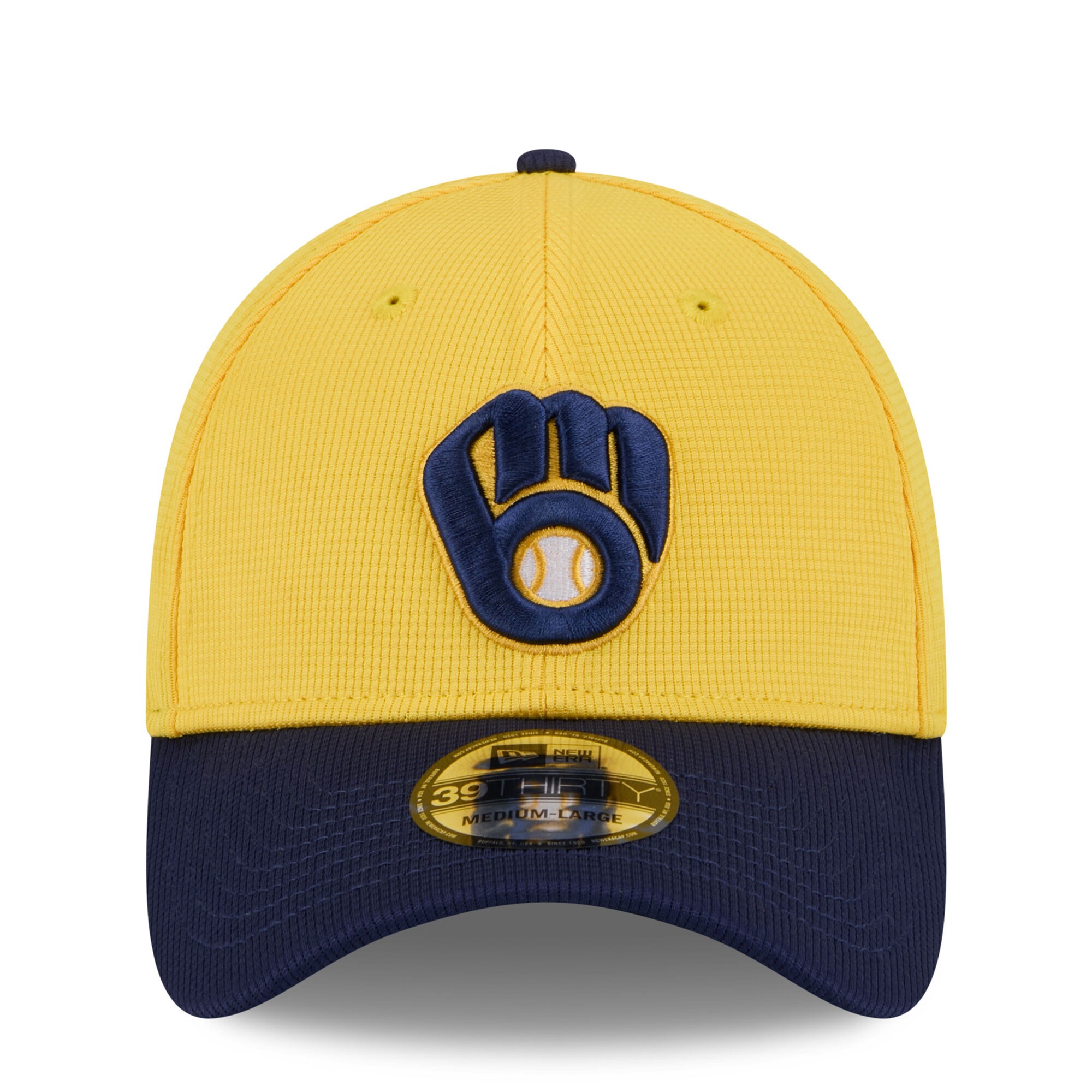 Milwaukee Brewers Jerseys Shop – mens milwaukee brewers new era goldnavy 2025 spring training 39thirty flex hat Baseball Jerseys and Caps