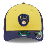 Milwaukee Brewers Jerseys Shop – mens milwaukee brewers new era goldnavy player replica 9forty adjustable hat Baseball Jerseys and Caps