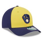 Milwaukee Brewers Jerseys Shop – mens milwaukee brewers new era goldnavy player replica 9forty adjustable hat Baseball Jerseys and Caps