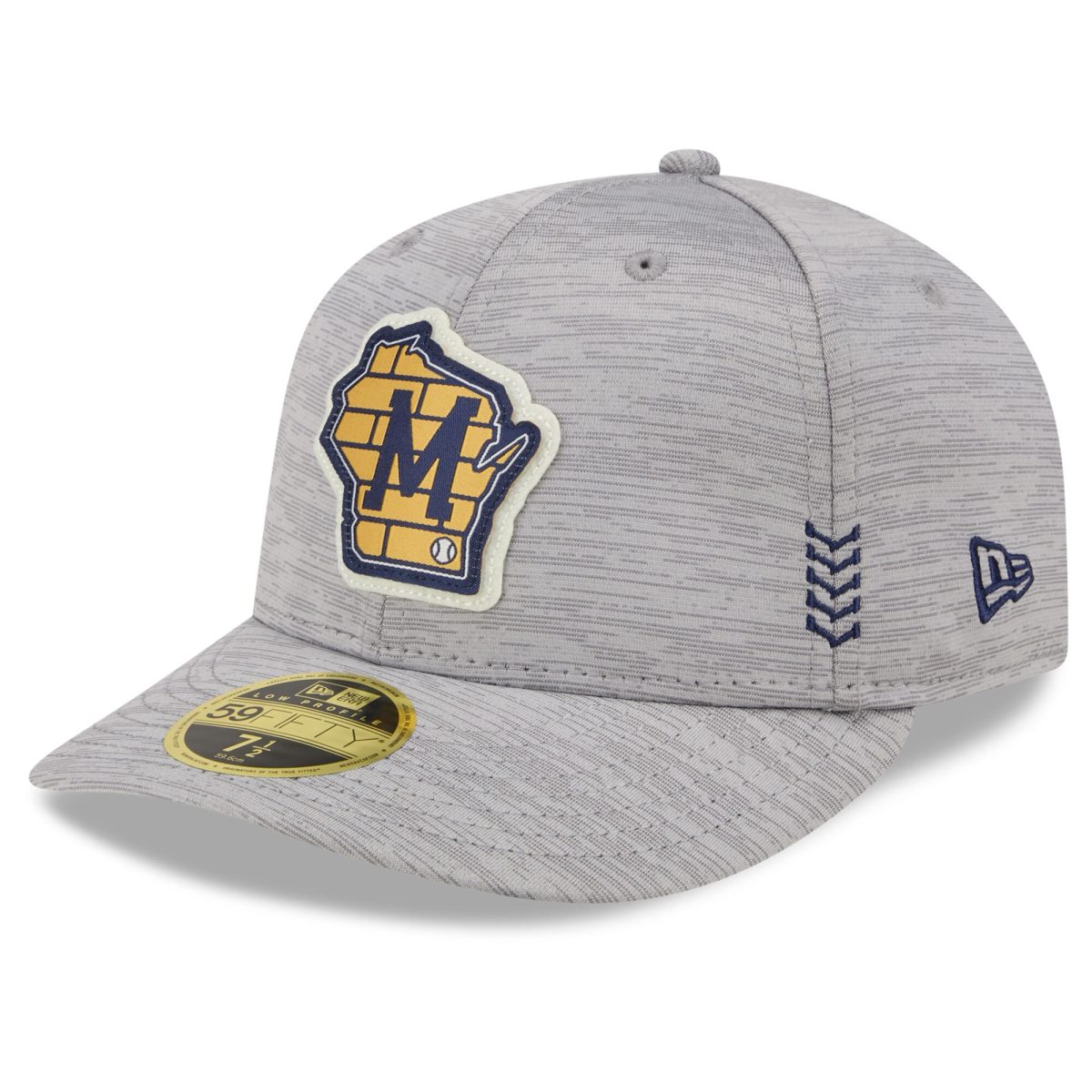 Milwaukee Brewers Jerseys Shop – mens milwaukee brewers new era gray 2024 clubhouse low profile 59fifty fitted hat Baseball Jerseys and Caps
