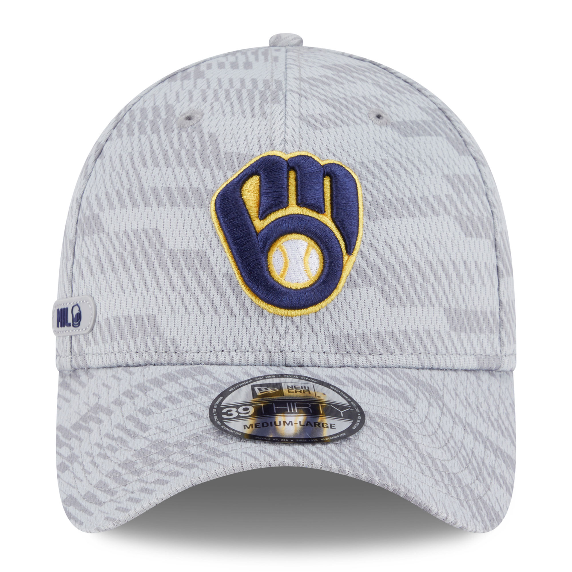 Milwaukee Brewers Jerseys Shop – mens milwaukee brewers new era gray 2025 mlb clubhouse 39thirty flex hat Baseball Jerseys and Caps