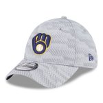 Milwaukee Brewers Jerseys Shop – mens milwaukee brewers new era gray 2025 mlb clubhouse 39thirty flex hat Baseball Jerseys and Caps