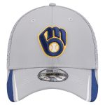 Milwaukee Brewers Jerseys Shop – mens milwaukee brewers new era gray linear 39thirty flex-fit hat Baseball Jerseys and Caps