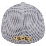 Milwaukee Brewers Jerseys Shop – mens milwaukee brewers new era gray linear 39thirty flex-fit hat Baseball Jerseys and Caps