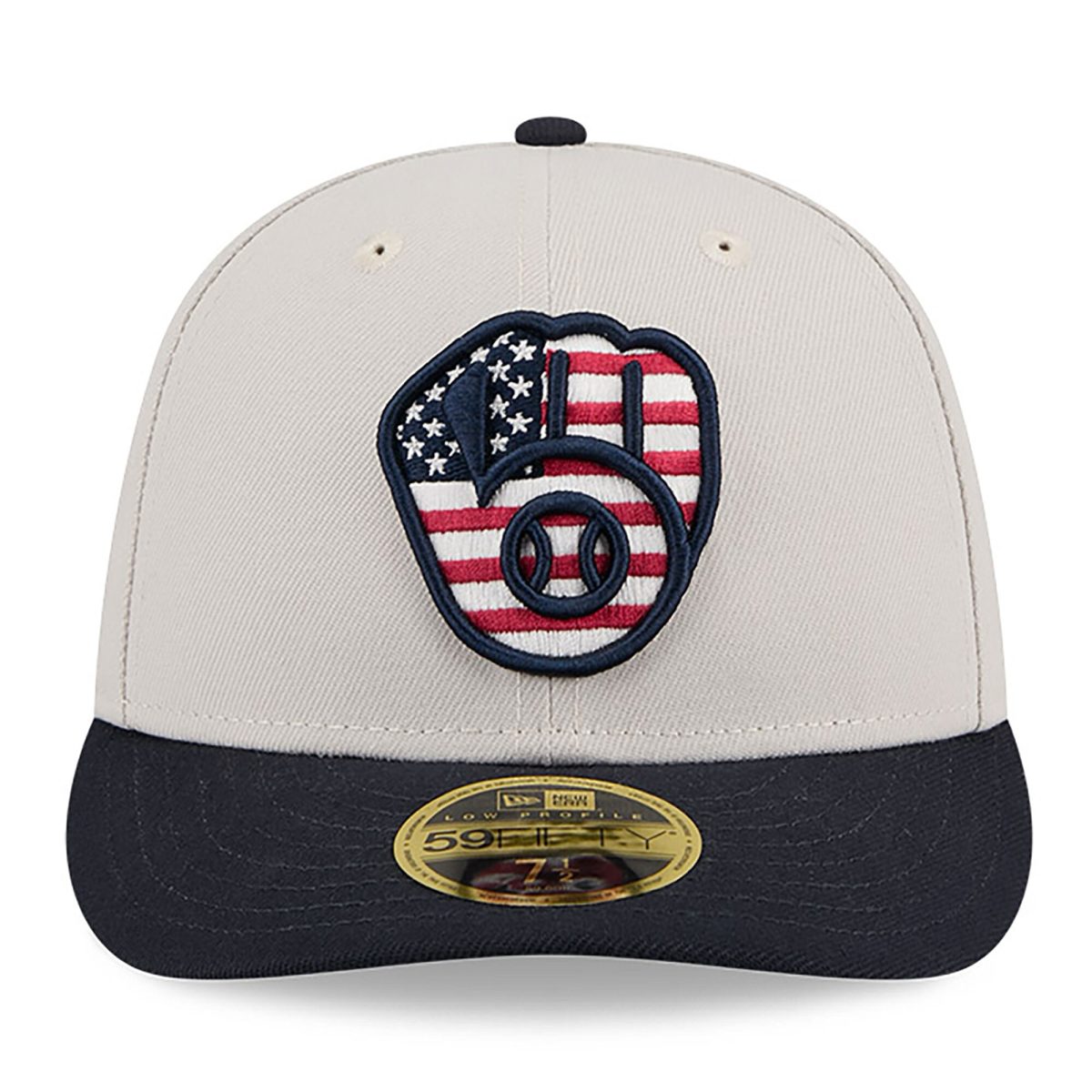 Milwaukee Brewers Jerseys Shop – mens milwaukee brewers new era khakiblack 2024 fourth of july low profile 59fifty fitted hat Baseball Jerseys and Caps