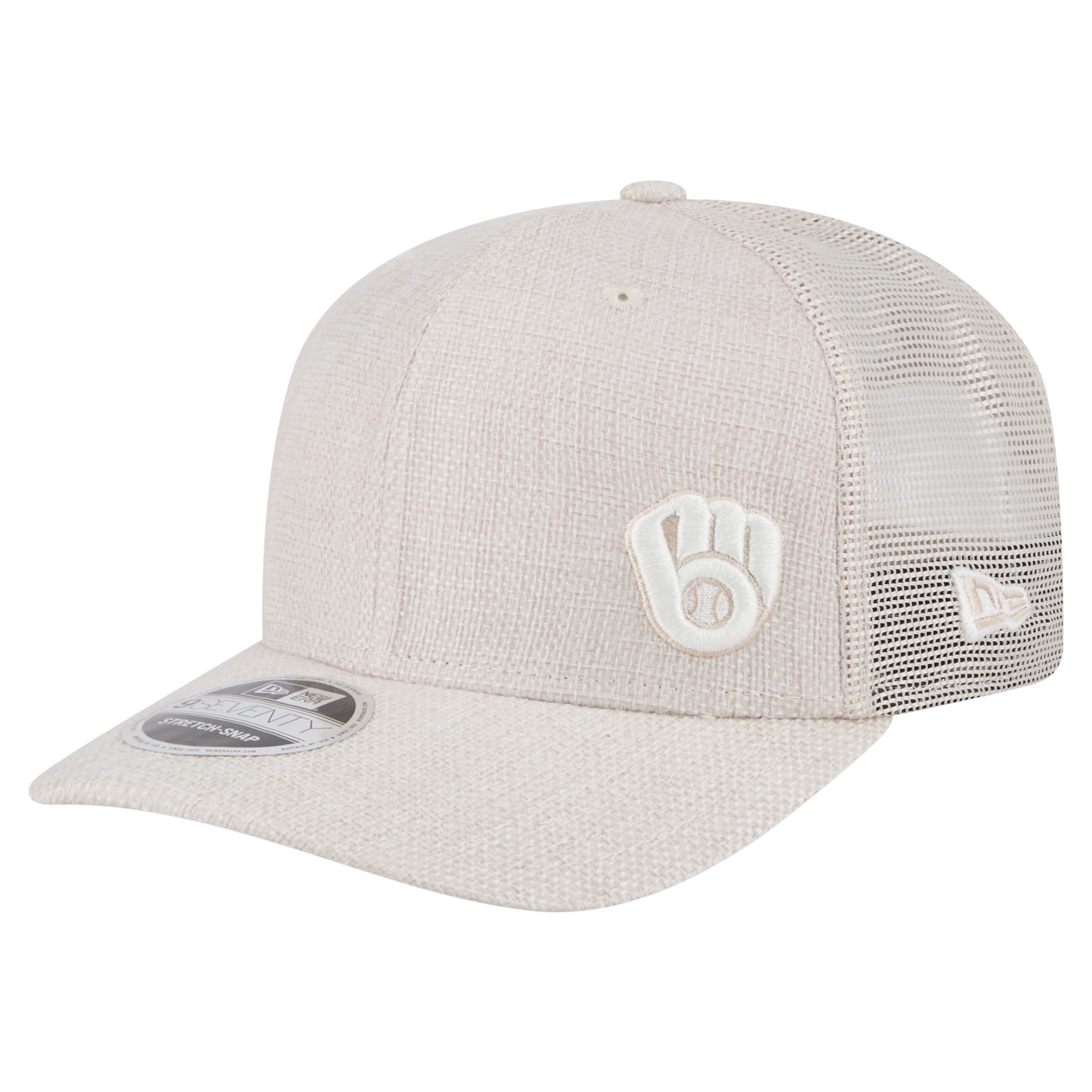 Milwaukee Brewers Jerseys Shop – mens milwaukee brewers new era light beige flawless 9seventy stretch-snap hat Baseball Jerseys and Caps
