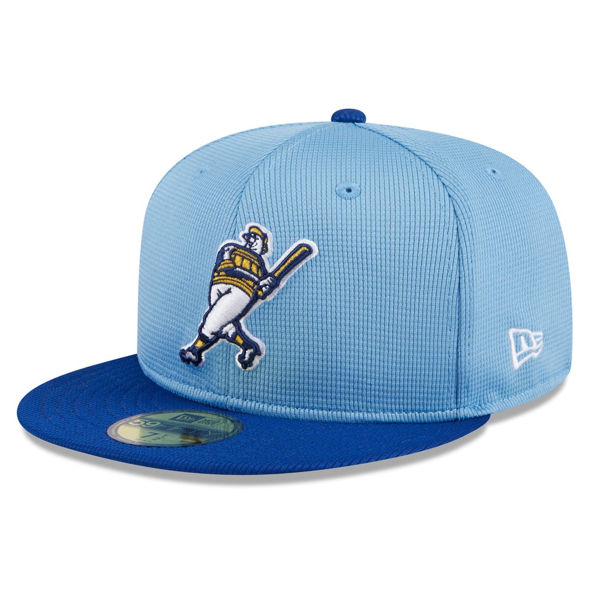 Milwaukee Brewers Jerseys Shop – mens milwaukee brewers new era light blue 2025 batting practice 59fifty fitted hat Baseball Jerseys and Caps