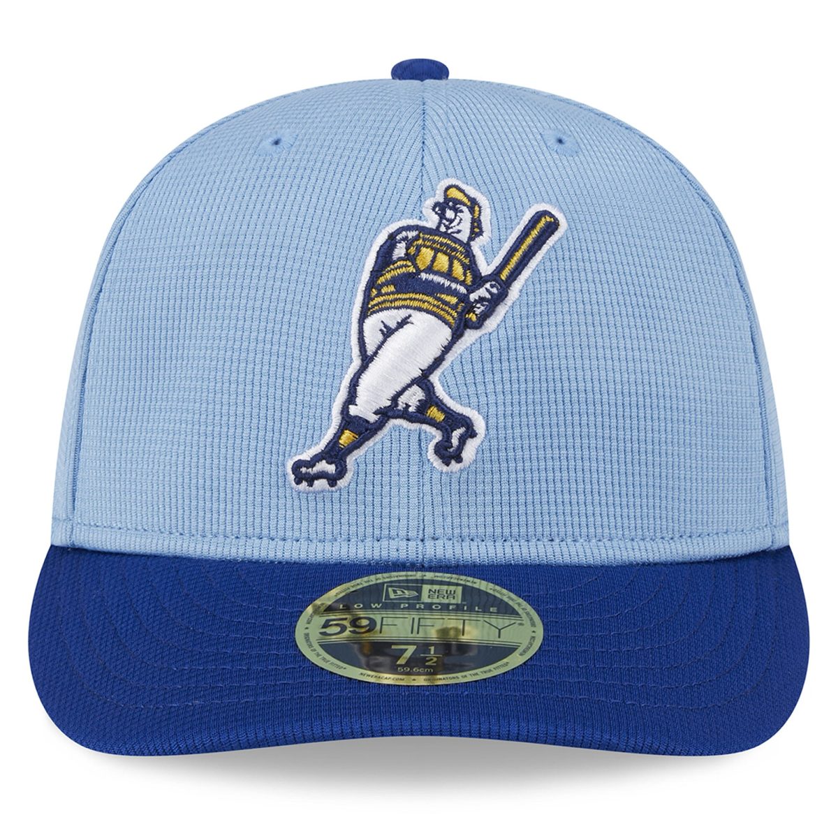 Milwaukee Brewers Jerseys Shop – mens milwaukee brewers new era light blue 2025 batting practice low profile 59fifty fitted hat Baseball Jerseys and Caps