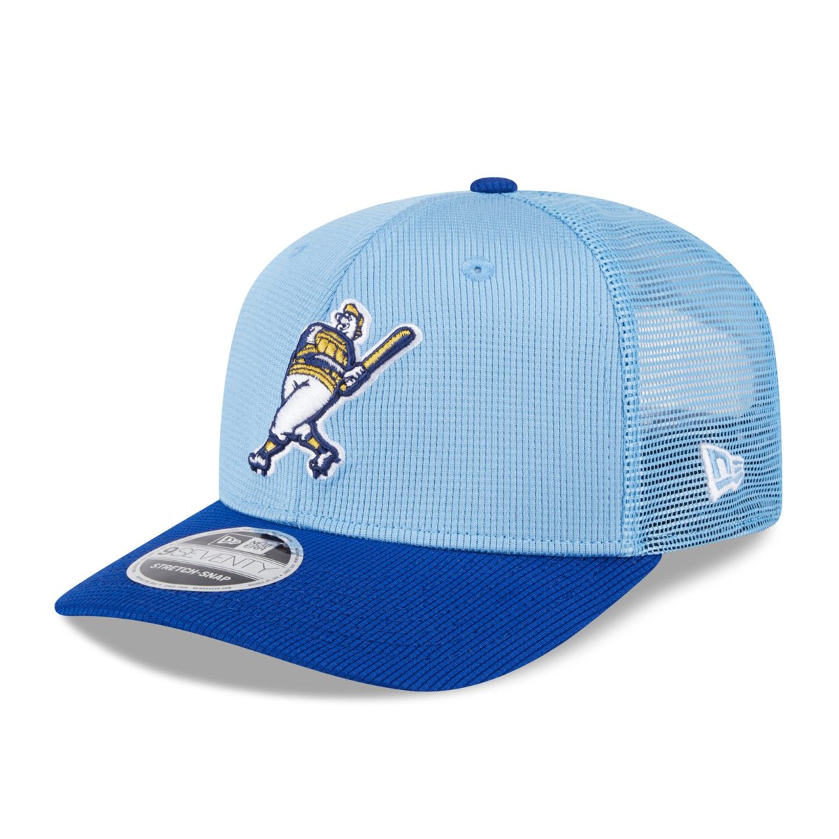 Milwaukee Brewers Jerseys Shop – mens milwaukee brewers new era light blueroyal 2025 batting practice 9seventy stretch-snap trucker hat Baseball Jerseys and Caps