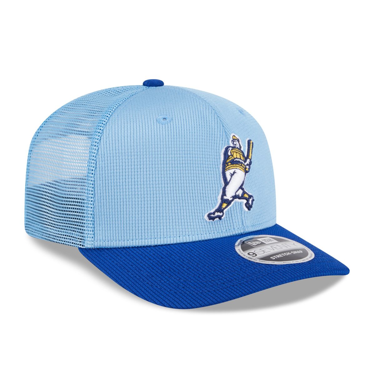 Milwaukee Brewers Jerseys Shop – mens milwaukee brewers new era light blueroyal 2025 batting practice 9seventy stretch-snap trucker hat Baseball Jerseys and Caps