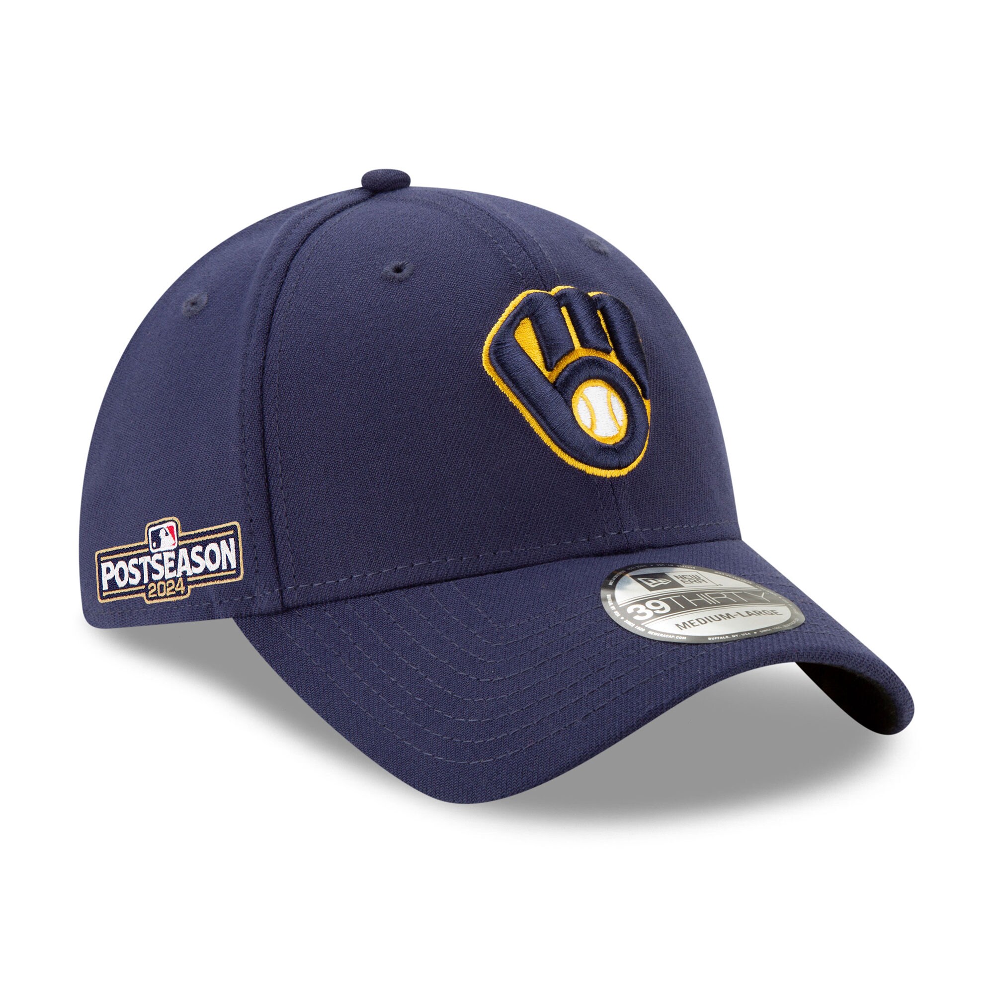 Milwaukee Brewers Jerseys Shop – mens milwaukee brewers new era navy 2024 mlb postseason side patch 39thirty flex hat Baseball Jerseys and Caps