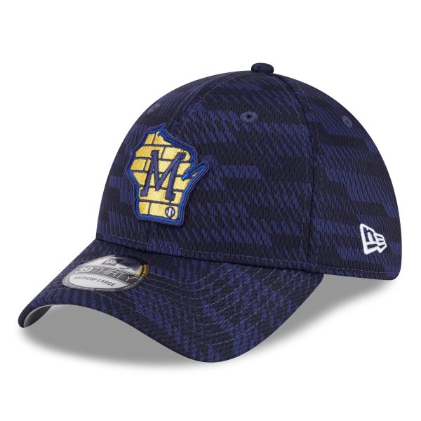 Milwaukee Brewers Jerseys Shop – mens milwaukee brewers new era navy 2025 mlb clubhouse 39thirty flex hat Baseball Jerseys and Caps