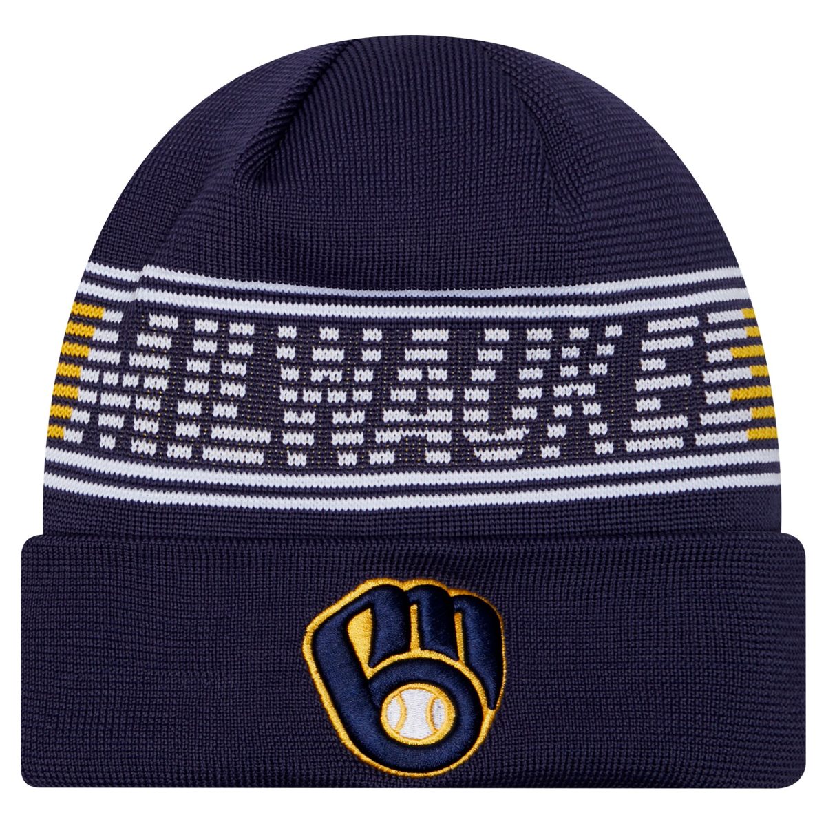 Milwaukee Brewers Jerseys Shop – mens milwaukee brewers new era navy authentic collection cuffed knit hat Baseball Jerseys and Caps